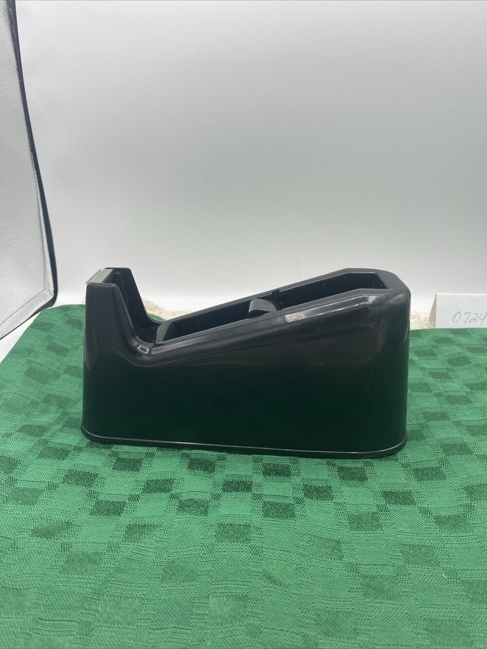 Vintage Heavy Duty Weighted Tape Dispenser for 1” Core Large Rolls.